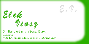 elek viosz business card